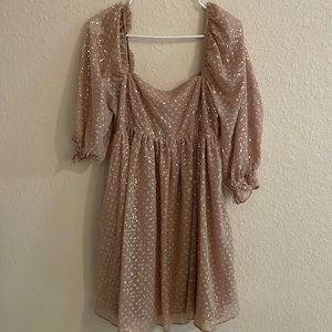 Gold Shimmer Dress